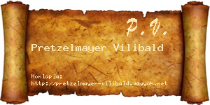 Pretzelmayer Vilibald névjegykártya